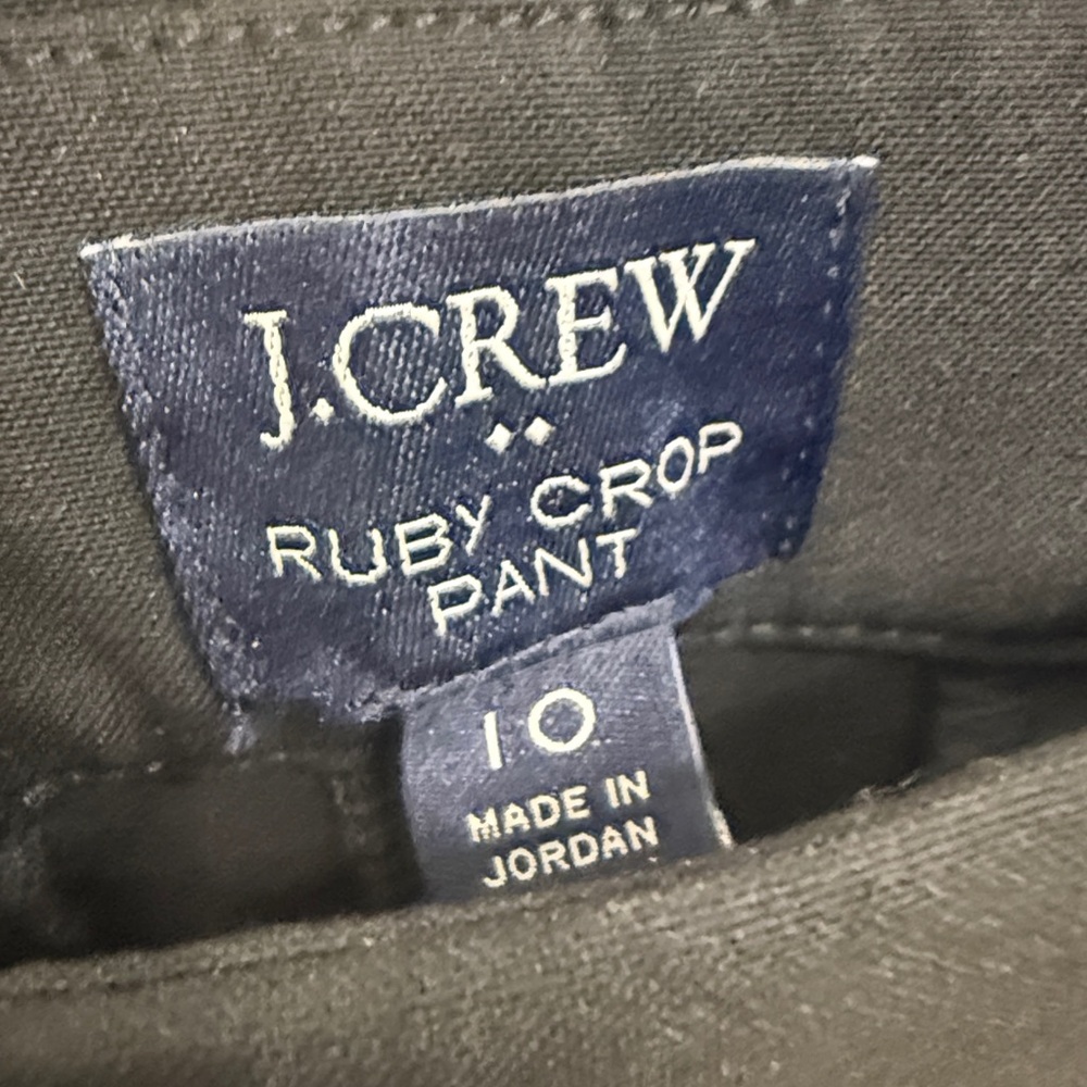 J. Crew Factory Ruby Crop Pants in Black - Picture 3 of 10